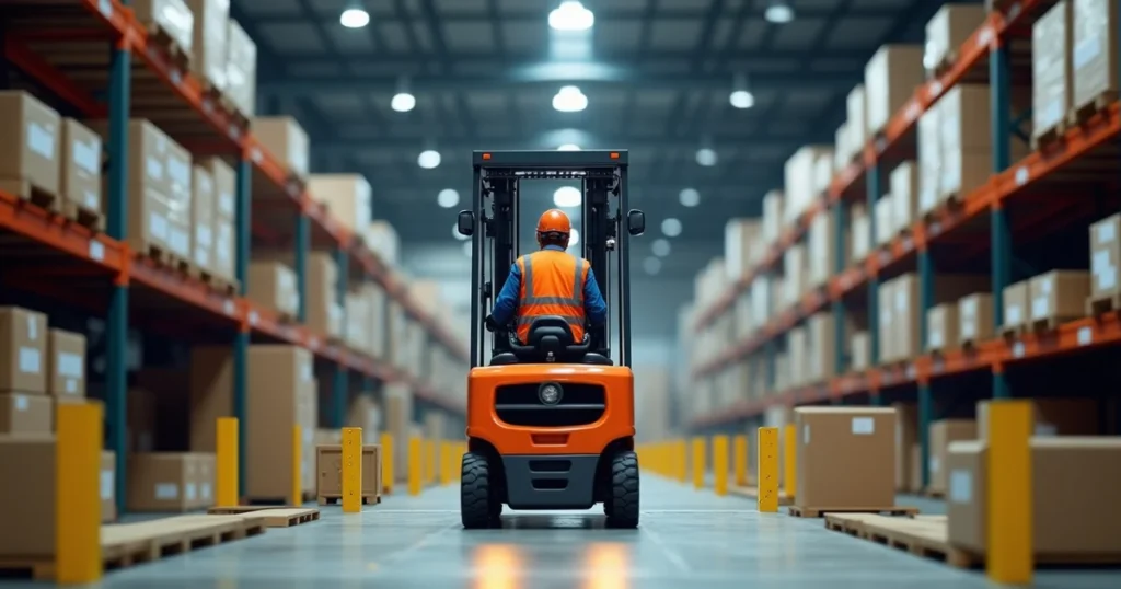 Forklifts on Ramps and Grades: What the Rule Requires